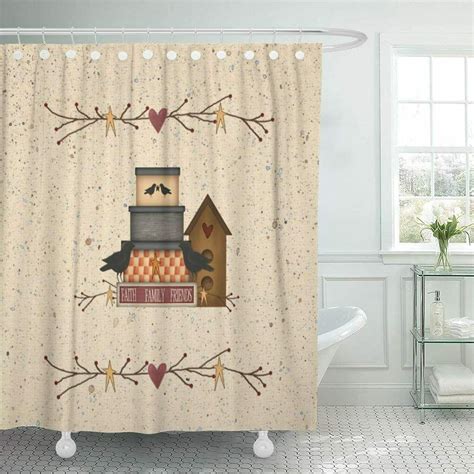 rustic shower curtain rings|cloth shower curtain by itself.